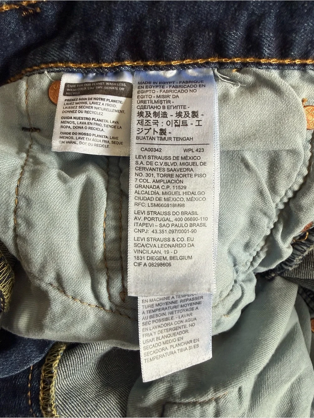 Levi's 501 Original Fit Jeans Men's 32x34 Uncanny Medium Blue Indigo Wash